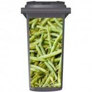 Fresh Fine Green Beans Wheelie Bin Sticker Panel